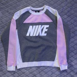 new nike colorblock sweatshirt